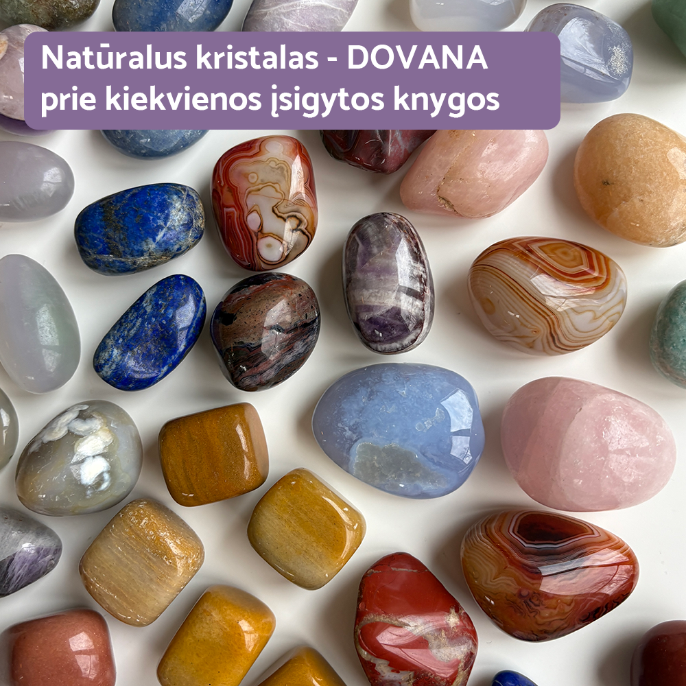 Knyga „Mergaitė ir Kristalas“ + DOVANA kristalas